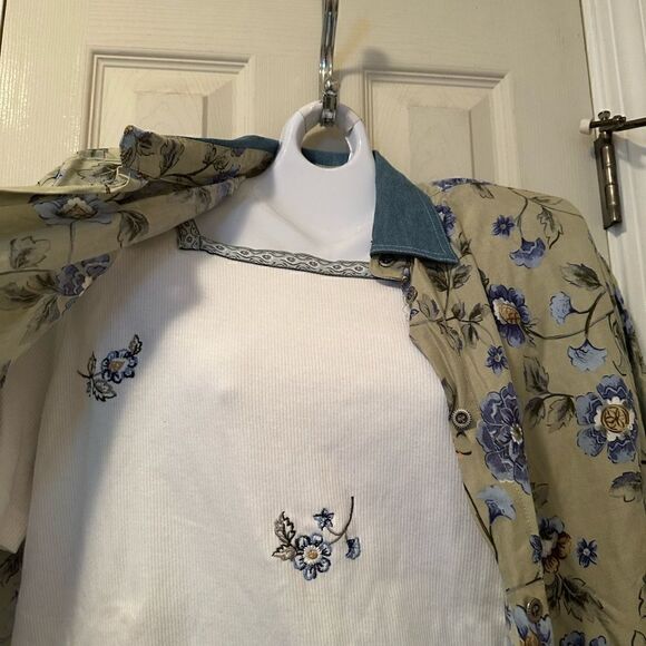 Vintage 90s three-piece set shirt, shorts and over shirt combo size med - Picture 3 of 6